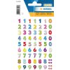 Herma MAGIC Sticker Bunte Zahlen Stone, Farbe: Stone, Größe: 1 Blatt
