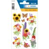 Herma DECOR Sticker Moderne Blumen, weiß, 30 Stück