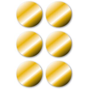 Herma DECOR Goldetiketten Ø 32 mm permanent haftend