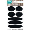 Herma HOME Tafeletiketten Oval, Farbe: Weiß, Größe: 14 Stück / 2 Blatt
