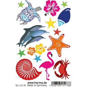 Herma FASHIONLine CLASSIC Tattoo Colour Ocean Blatt 13...