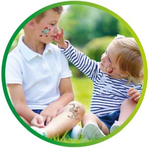 Herma FASHIONLine CLASSIC Tattoo Colour Schmetterling & Friends, Schwarz