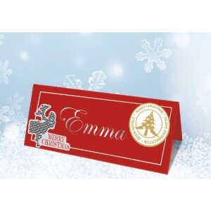 Herma DECOR Sticker Merry Christmas bunt Weihnachtsmotiv 3 Blatt 42 Stück
