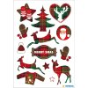 Herma DECOR Sticker My Dear Weihnachtsmotiv bunt 3 Blatt 42 Sticker