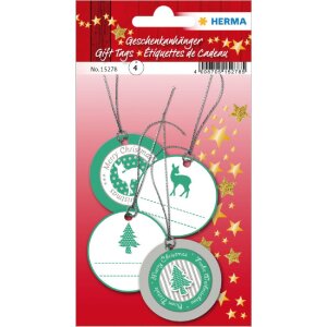 Herma MAGIC Geschenkanhänger Weihnachten 3D Ø...