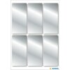 Herma DECOR Silberetiketten 26 x 54 mm 18 Stück
