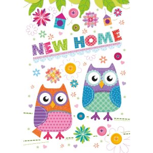 Herma MAGIC Sticker New Home Folie, weiß, 15...