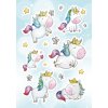 HERMA MAGIC Sticker Einhorn Sternenstaub Jewel 16 Stück