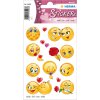 Herma MAGIC Sticker Love Faces Seide, romantische Herz-Motive, 9 Stück
