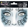 Herma FASHIONLine Face Art Sticker Spider, schwarz, XL