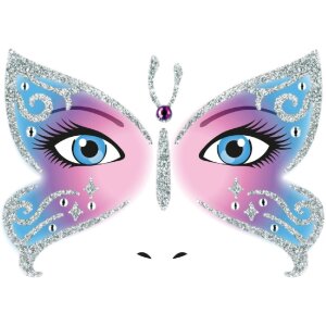 Herma FASHIONLine Face Art Sticker Butterfly, Farbe:...