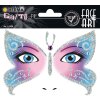 Herma FASHIONLine Face Art Sticker Butterfly, Farbe: Mehrfarbig, Größe: 1 Blatt