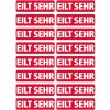 HERMA VARIO Textetiketten "Eilt sehr" 12 x 40 mm selbstklebend rot 320 Stück