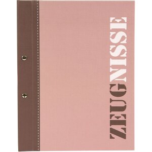 Goldbuch Zeugnismappe aubergine A4, 24x31 cm, 10 Hülle