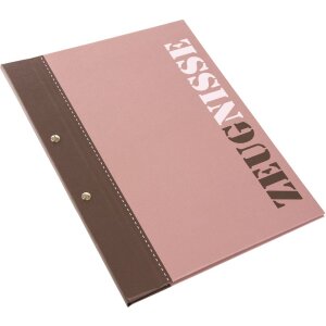 Goldbuch Zeugnismappe aubergine A4, 24x31 cm, 10 Hülle