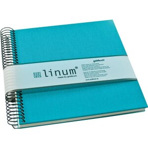 Goldbuch Spiralalbum Linum 22x20 cm 40 cremefarbige Seiten