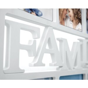 ZEP Fotogalerie Family 6 Fotos 10x15 cm weiß 46x34 cm