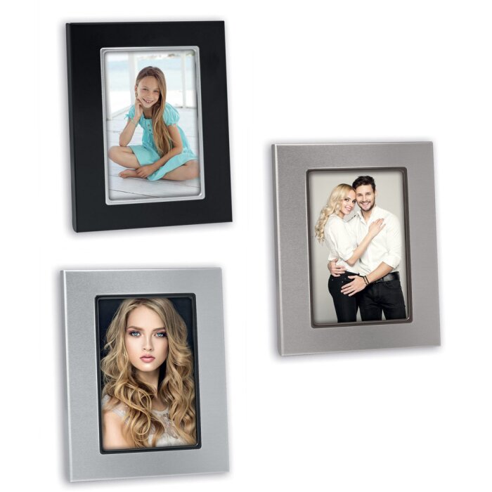 ZEP Metallrahmen Leonardo 7x10 cm in Schwarz, Größe 7x10 cm