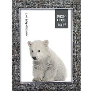 ZEP Doneck Fotorahmen 10x15 bis 30x40 cm silber 2 cm Blockprofil
