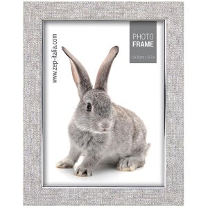 ZEP Doneck Fotorahmen 10x15 bis 30x40 cm silber 2 cm Blockprofil