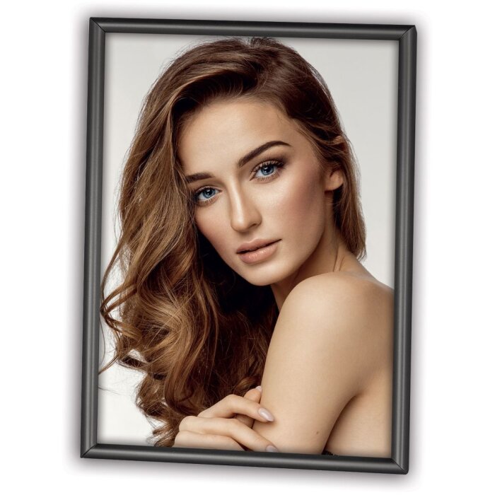 Ramă foto metalică ZEP BN11, negru, 7x10–20x30 cm