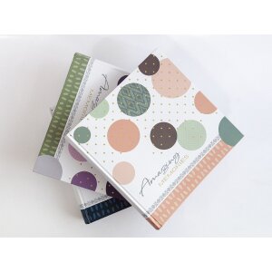 Walther Jumbo Fotoalbum Amazing Memories blau 30x30 cm 100 weiße Seiten