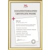 Walther Urkunden-Bilderrahmen Trendstyle gold DIN A4 21x29,7 cm Klarglas