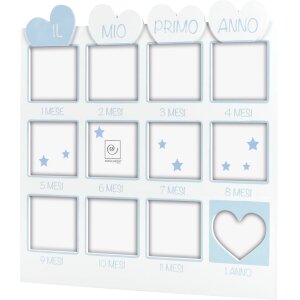 MASCAGNI A1069 Fotogalerie 12 Monate blau 39,5x41 cm