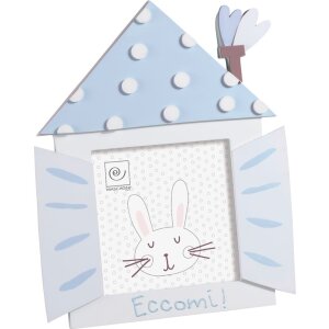 MASCAGNI A775 Babyrahmen Tenderness 13x13 cm blau