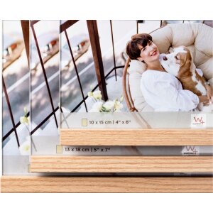 Ramă foto Walther Simplicity 10x15-15x20 cm, picior din...