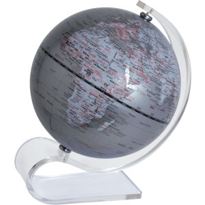 Mascagni Globus silber 13 cm drehbar