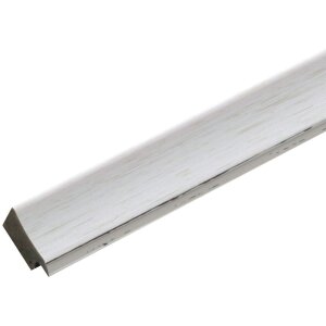 Rama foto albă din plastic Deknudt S45WF1 9x13 cm - 40x60 cm