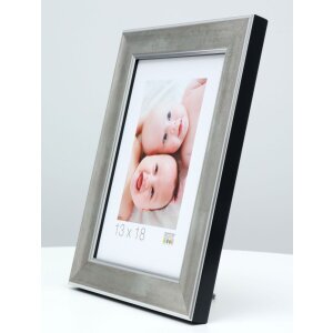 Deknudt Bilderrahmen silber Holz S45YD1, silber, Größe nicht angegeben