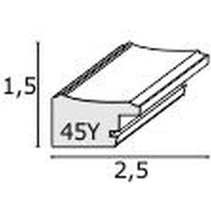 Deknudt Bilderrahmen silber Holz S45YD1, silber, Größe nicht angegeben