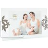 Deknudt Glas-Fotorahmen Blumen S59ZE3 transparent silber Querformat