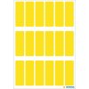 HERMA Vielzwecketiketten gelb 12x34 mm Papier matt 90 St.