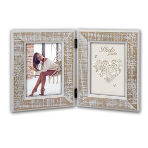 ZEP Doppelrahmen Levico 10x15 cm und 13x18 cm Holz natur...