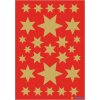 Herma Weihnachtssticker DECOR STERNE GOLD 3 Blatt