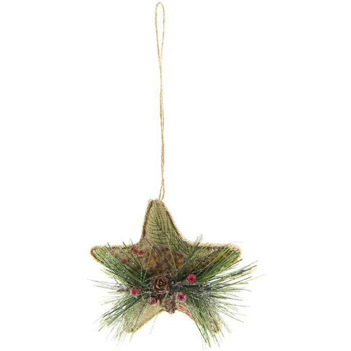 Brad de Crăciun 11x6x11 cm multicolor - 64037