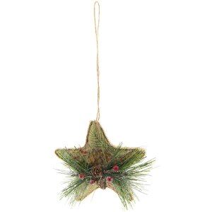 Brad de Crăciun 11x6x11 cm multicolor - 64037