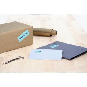 HERMA Etiketten A4 blau 105x37 mm Papier matt 1600 Stück