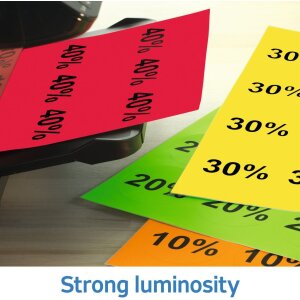 HERMA Etiketten A4 rot 70x37 mm Papier matt 2400 Stück