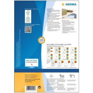 HERMA Etiketten A4 grün 70x37 mm Papier matt 2400 Stück