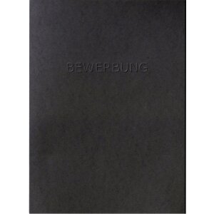 Walther Bewerbungsmappe schwarz inkl. gratis DIN A4...