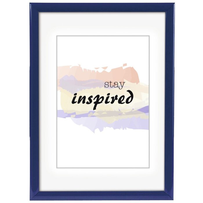 Cadru din plastic Madrid, albastru, 21 x 29,7 cm, DIN A4