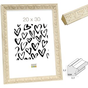 Deknudt S95MF1 ramă foto din plastic alb-deschis 10x15...