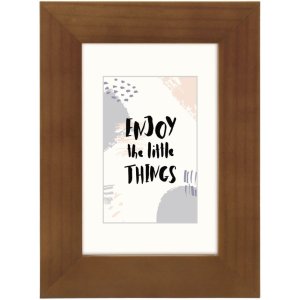 Hama Holzrahmen Skara, natur, mittelbreites Flachprofil, 28x13 mm