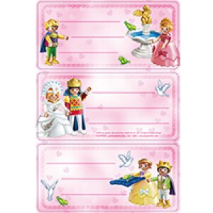 HERMA Schuletiketten Playmobil Prinzessin Farbe: Farbe...