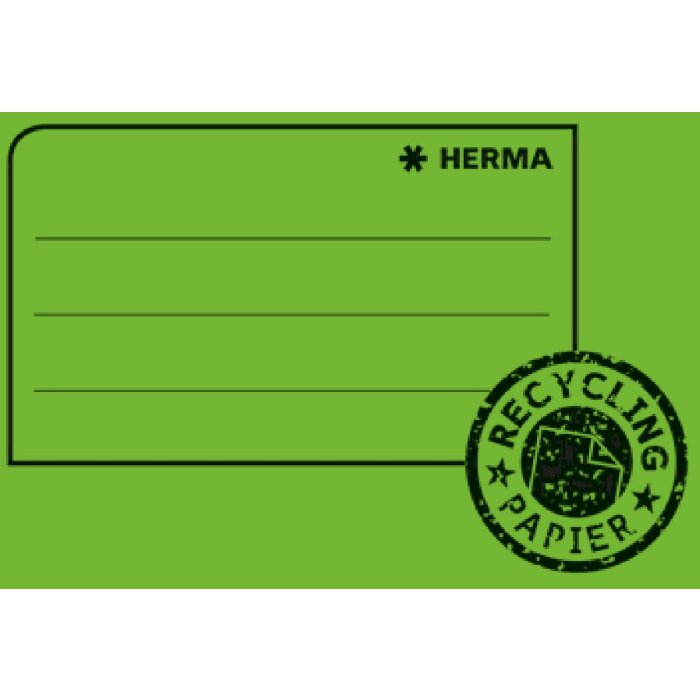 HERMA Papier Heftschoner A4 grasgrün