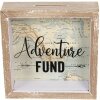 Cutie de bani Adventure Fund 6H1734 maro 15x5x15 cm